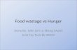Food wastage vs hunger compiled