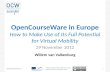 OEB12: OpenCourseWare in Europe
