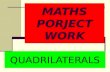 Maths porject work - quadrilaterals - nihal gour