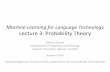 Lecture 3 Probability Theory