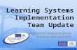 Sws learning systems update
