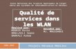 QoS of WLAN (WiFi) - French
