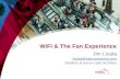 Stadium WiFi & The Fan Experience