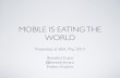 Benedict Evans - Mobile Is Eating the World