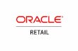 Oracle retail financial integration 13.2.6