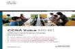 CCNA Voice 640-461  official certification guide