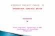 Water resources planning in hp 1 karnataka surface water