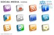 Social media icons marketing youtube facebook powerpoint ppt templates.