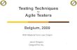 Testing Techniques For Agile Testers - Janet Gregory