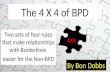 The 4 x 4 of BPD