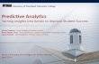 Predictive Analytics: Turning Insights Into Action to Improve Student Success