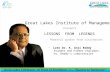Inspiring words from Anji Reddy - Lessons from Legends