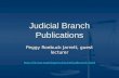 Judicial Branch Publications Peggy Roebuck Jarrett, guest ...