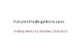 Futures Trading Signal Alerts - Oct 22nd 2013