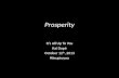 Prosperity:  It's All Up To You