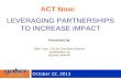 Leveraging Partnerships to Increase your Library's Impact