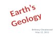 Earth’s geology