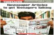 Timesaver  -newspaper_articles_to_get_teenagers_talking