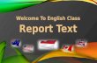 Report Text SMP Kelas 9