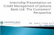 Credit management of jamuna bank