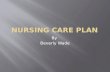 Nursing care plan ppt final draft