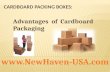 Cardboard Packing Boxes:Advantages of Cardboard PackagingCardboard packing boxes