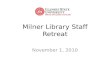 Library Retreat #1 - Reorganization Q&A PowerPoint