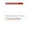 Elements of Fiction: Character