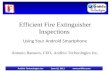 Fire Extinguisher Inspection Software Using Your Android Smartphone