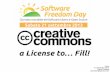 Creative Commons, a license to Fill