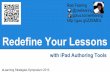 Redefine Your Lessons with iPad Authoring Tools