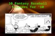 10 Fantasy Baseball Sleepers For ‘10