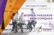 WOMEN PRESERVE & MEN CONQUER