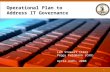 CIO / CAO Operational Plan to Address IT Governance