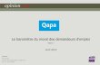 Qapa / Opinion Way - Le 1er baromètre du moral des demandeurs d'emploi