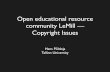 Open educational resource community LeMill - Copyright Issues