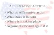 Affirmative Action Info