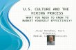 U s culture and hiring process   2014