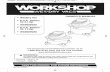 WORKSHOP 6 Gallon General Purpose Vac Owner's Manual