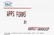 ISC APPS FORMS BY SWAROOP