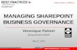 Managing SharePoint Business Governance - BPC11 - March 2011