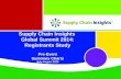 Supply Chain Insights Global Summit 2014 Pre-Event Survey -- Summary Charts