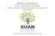 Khan Academy teacher workshop presentation