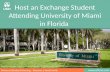 Host an Exchange Student Attending University of Miami in Florida