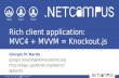 Rich client application: MVC4 + MVVM = Knockout.js