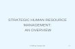 Strategic HRM overview