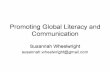 Promoting Global Literacy & Communication
