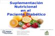 Suplemento nutricional paciente diabético