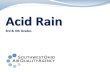 Acid Rain for 3rd & 4th Graders