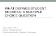 Defining student success  ppt